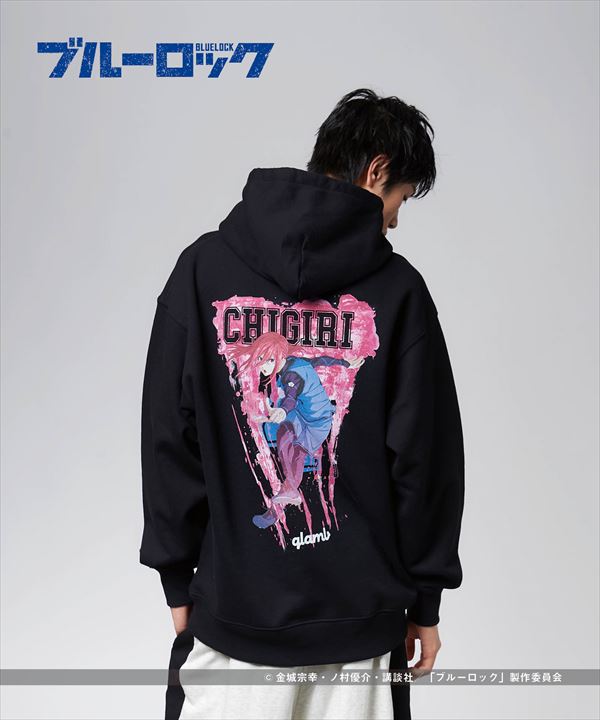 るび様 フルグラフィックパーカー C96 2019 ブルーロック×glamb グラム 千切 豹馬 Chigiri Hyoma Hoodie