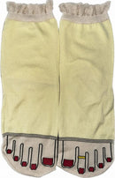 Onyva・オニヴァ　定番/足指モチーフ(ネイル)ソックス　ペディキュア