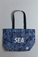 WIND AND SEA x FDMTL　PRINTED BORO BIG TOTE BAG INDIGO　トートバッグ