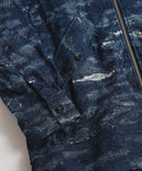 FDMTLファンダメンタルJACQUARDDENIMBLOUSONRINSEジャガードデニムブルゾン