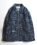 FDMTLファンダメンタルJACQUARDDENIMBLOUSONRINSEジャガードデニムブルゾン