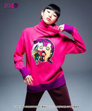 【glamb・グラム】GB0120/JJ09：ドッピオ刺繍ハイネックセーター【2019/vol.3】