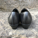 【TRAVELSHOESbychausser】レザー・レースアップヒールシューズ/TR007