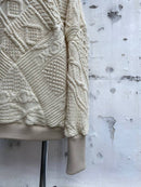 77circa/77サーカcircamakediamondpatchworkfishermansweater