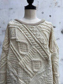 77circa/77サーカcircamakediamondpatchworkfishermansweater