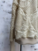 77circa/77サーカcircamakediamondpatchworkfishermansweater