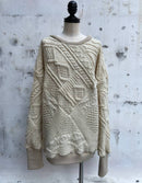 77circa/77サーカcircamakediamondpatchworkfishermansweater