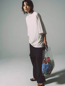 77circa/77サーカstrongtwistfabricfreedamtop強撚ハイネックカットソー