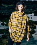 glambグラムStandCollarCheckSHスタンドカラーチェックシャツ